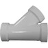 Jones Stephens PFY042 Drain, Waste & Vent Wye: 4 x 4 x 2" Fitting, Hub x Hub x Hub, Polyvinylchloride