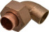 NIBCO B074550 Cast Copper Pipe 90 ° Union Elbow: 1/2" Fitting, C x C, Pressure Fitting