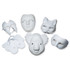 PACON CORPORATION Creativity Street CK-4199  Paperboard Masks, White, Pack Of 24 Masks