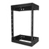 STARTECH.COM RK15WALLOA  15U Wallmount Server Rack with Adjustable Rails - Up to 20 Inches Depth - 19in Wide - Mount your server or networking equipment to the wall, using this adjustable 15U open frame rack - Easy installation