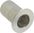 RivetKing. 8C1IKFAP/P25 #8-32, 0.02 to 0.08" Grip, 17/64" Drill, Aluminum Standard Rivet Nut