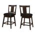 MONARCH SPECIALTIES I 1231  Archer Bar Stools, Espresso/Black, Set Of 2 Stools