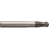 Seco 02928214 Ball End Mill: 0.315" Dia, 0.315" LOC, 2 Flute, Solid Carbide