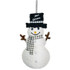 AMSCAN 244190  244190 Christmas Hanging Tinsel Snowmen, White, Set Of 2 Snowmen