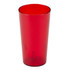 CAMBRO MFG. CO. Cambro 1600P2156  Colorware Styrene Tumblers, 16 Oz, Ruby Red, Pack Of 24 Tumblers