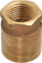 NIBCO B028900 Cast Copper Pipe Adapter: 1" x 1/2" Fitting, FTG x F, Pressure Fitting