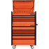 EXTREME TOOLS DX4110CROK Tool Storage Combos & Systems; Type: Roller Cabinet with Top Chest Combo ; Drawers Range: 5 - 10 Drawers ; Number of Pieces: 2.000 ; Width Range: 36" - 47.9" ; Depth Range: 18" - 23.9" ; Height Range: 60" and Higher