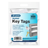 NADEX COINS(TM) NCS8-1148 Nadex Slotted Key Tags, White, Pack Of 20 Tags