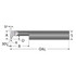 Scientific Cutting Tools PB120250 Profile Boring Bar: 0.12" Min Bore, 1/4" Max Depth, Right Hand Cut, Submicron Solid Carbide