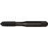 Greenfield Threading 330037 Straight Flute Tap: #6-32 UNC, 3 Flutes, Plug, 2B Class of Fit, High Speed Steel, Black Oxide Coated