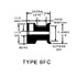 Value Collection 10MP012-6CA1 Timing Belt Pulleys; Pulley Type: Hub w/One Flange; Number of Teeth: 10; Outside Diameter (Decimal Inch): 0.2350; Belt Width: 0.125; Material: Aluminum; Pitch Diameter: 0.255 mm; 0.255 in; Face Width: 0.201 in; 0.201 mm;