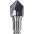 HAIMER DL20E1002KK2000 Center Drill Replaceable Milling Tip: DL20E1002KK2000W60DA Submicron, Carbide