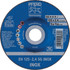 PFERD 61341223 Depressed Grinding Wheel:  Type 27 & Type 42,  5" Dia,  3/32" Thick,  7/8" Hole,  Aluminum Oxide