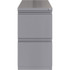 HIRSH INDUSTRIES LLC 24111 Hirsh 20inD Vertical 2-Drawer Mobile Pedestal File Cabinet, Arctic Silver
