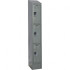 Hallowell URB1228-3ASB-HG 1-Wide Locker: 12" Wide, 78" High, Padlock