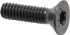 Camcar 34419 Flat Socket Cap Screw: #5-40 x 1/2" Long, Alloy Steel, Black Oxide Finish