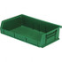 Quantum Storage QUS236GN Plastic Hang & Stack Bin: Green