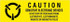 Tape Logic DL9050 Label Maker Label: Black & Yellow, Paper, 2" OAL, 2" OAW, 500 per Roll, 1 Roll