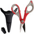 Jonard Tools TK-325 Scissors & Pouch Kit: 6" OAL, 1-1/2" LOC, Stainless Steel Blades