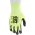 MCR Safety 92748HVM Cut Pro,18g,RefThmb,HiVis,MicoDots M