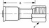 Eaton 75708E-408 Hydraulic Hose Flare Female Rigid: 3/4-16