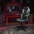 FLASH FURNITURE BLNX10RSG1030GY  Gaming Desk And Racing Chair Set With Cup Holder And Headphone Hook, Gray