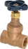 NIBCO NL1J008 Gate Valve: Non-Rising Stem, 3/4" Pipe, Threaded, Bronze