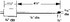 Made in USA 8439-90 Thermocouple Probe: Type J