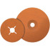 WALTER Surface Technologies 15X510 Fiber Disc: 5" Disc Dia, 7/8" Hole, 100 Grit, Ceramic