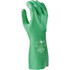 SHOWA 731-08 Chemical Resistant Gloves: Size Large, 15 Thick, Nitrile, Unsupported, Biodegradable