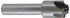 Keo 14311 Corner Rounding End Mill: 3/8" Radius, 1-1/4" Diam, 4 Flutes, High Speed Steel