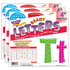 EDUCATORS RESOURCE Trend T-79756-3  Colorful Patterns Play Combo Ready Letters, 4in, Assorted Colors, 216 Letters Per Pack, Set Of 3 Packs