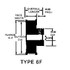 Value Collection 22-3M09-6FA-1/4 Timing Belt Pulleys; Pulley Type: Hub & Flanges; Number of Teeth: 22; Outside Diameter (Decimal Inch): 0.7970; Belt Width: 9.0 mm; 9.0 in; 9.0 cm; Material: Aluminum; Pitch Diameter: 0.827 mm; 0.827 in; Face Width: 0.