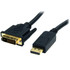 STARTECH.COM DP2DVI2MM6 Line StarTech.com 6ft (1.8m) DisplayPort to DVI Cable, 1080p Video, DisplayPort to DVI-D Adapter/Converter Cable, DP 1.2 to DVI Monitor Cable