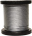 Loos & Co. GC124XXXX-0250S 250' Long, 3/8" x 3/8" Diam, Galvanized Steel Wire Rope