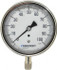 Ashcroft 94486 Pressure Gauge: 3-1/2" Dial, 0 to 100 psi, 1/4" Thread, NPT, Lower Mount