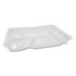 Pactiv PCT0TH10601SGBX Plate & Tray: Foam, White, Solid