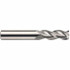 SGS 42709 Square End Mill: 12mm Dia, 16mm LOC, 12mm Shank Dia, 100mm OAL, 3 Flutes, Solid Carbide