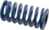 Associated Spring Raymond 103-816 Die Spring: 2" Hole Dia, 1" Rod Dia, 4" Free Length, Blue