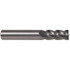 Accupro 0777194/7801036 Square End Mill: 1/2'' Dia, 1'' LOC, 1/2'' Shank Dia, 3'' OAL, 4 Flutes, Solid Carbide