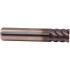 Emuge 2813A.016 16mm Diam 8-Flute 50° Solid Carbide 1mm Corner Radius Square Roughing & Finishing End Mill
