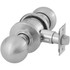 Sargent 28-6U15 OB 26D Knob Locksets; Type: Passage ; Key Type: Keyed Different ; Material: Metal ; Finish/Coating: Satin Chrome ; Compatible Door Thickness: 1-3/8" to 1-3/4" ; Backset: 2.375