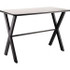 National Public Seating CLT3660B2MDPEGY Cafeteria Table: Grey Nebula Table Top, Rectangle, 60" OAL, 36" OAW, 42" OAH