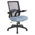 OFFICE STAR PRODUCTS Office Star 867-B7P1N4  Space Seating 867 Series Ergonomic Mesh Mid-Back Chair, Blue/Black