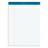 TOPS BUSINESS FORMS 63410 TOPS Docket Writing Pads, 8 1/2in x 11 3/4in, Legal Ruled, 50 Sheets Per Pad, White, Pack Of 12 Pads