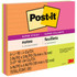 3M CO Post-it 4633-9SSAU  Super Sticky Notes, Assorted Sizes, Energy Boost Collection, Lined and unlined, 9 Pads/Pack, 90 Sheets/Pad