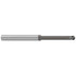 Harvey Tool 62100 Ball End Mill: 0.1" Dia, 0.15" LOC, 4 Flute, Solid Carbide