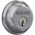 Schlage B560P 609 1-5/8 to 1-3/4" Door Thickness, Satin Chrome Finish, Single Cylinder Deadbolt