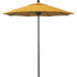 California Umbrella 194061626580 Patio Umbrellas; Fabric Color: Yellow ; Base Included: No ; Fade Resistant: Yes ; Diameter (Feet): 7.5 ; Canopy Fabric: Pacifica