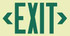 AccuformNMC 7220 Exit, Plastic Exit Sign